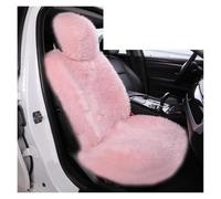 RVEVFBKBAL Auto Coprisedili Auto Universali Cuscino Peluche Artificiale Caldo Traspirante(1 Front Pink)