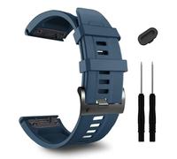 RVHAOODI Banda di orologio da 26 mm , per Fenix 7x Pro Epix Pro 51mm Fenix 6x Watch Strap Fenix 5x Plus Silicone Wristband Fenix 6x Pro Descent Mk2i Mk3i 51mm Smartwatch braccialetto