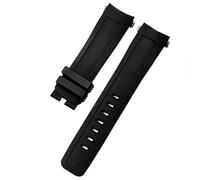 RVHAOODI Bracciale di orologio fluorie fluoroso per IWC Aquatimer Series IW356802 IW376705 376710 Bracciale di orologio in silicone morbido 22mm