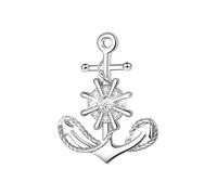RVHAOODI Delicate Anchor Necklace For Women, Rudder & Anchor Charm Choker - Anchor Pendant, Nautical Jewelry For Women Birthday