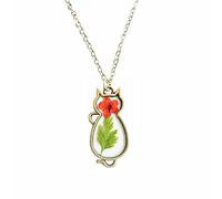 RVHAOODI Dried Flower Handmade Drop Glue Cute Little Cat Styling Retro Children's (C, One Size)