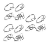 RVHAOODI Incanini ad anello per collana che producono figurine di coniglio carie tostato modello di figurine digitali oggetti di sicurezza per bruco braccialetti bracciali alla moda in lega