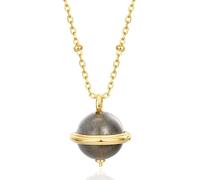 RVHAOODI Necklace Women Fashion Jewelry Sterling Silver Women's Necklace Ball Pendant Sweater Chain Delicate Elegant Jewelry Women Pendant (Color: Pink, Size: Pink)