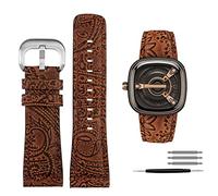 RVHAOODI Pour Seven Friday Q2/03/M2/M021/T2 Bracelet de montre en cuir véritable style vintage Diesel montre hommes bracelet en cuir de vache 28 m accessoires