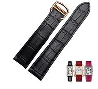 RVHAOODI Watchband Genuine Leather Watch Strap 1617/18/20/22/23/24/25mm Bracelet For Men/Woman Replace Watchbands For Cartier Tank Solo