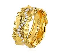 RVHAOODI Women Ring Band Band HOUC PIEME SEMPLICE Gioielli con dita di dito Dimensione 6-8