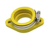 RVIFY Adattatore per carburatore per Motocicletta, Adesivo Universale, PE PWK, 21-34 mm, collettore di aspirazione dell'Aria, UTV ATV(Yellow 32 34mm)