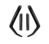 RVIFY Parapioggia 1 Set di deflettori per finestrini Laterali, Protezione dalle intemperie, Adatti per Jeep Wrangler JK JL JT 2/4 Porte(for JT 4 Door)