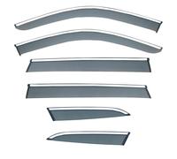 RVIFY Parapioggia Visiera Parasole Adatta per BMW X1 E84 F48 F49 U11 U12, Protezione Antivento e Antipioggia.(U12 6PCS)