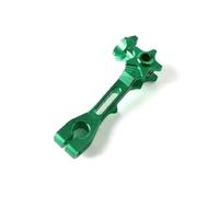 RVIFY pompa freno leva Leva del bilanciere del freno posteriore in alluminio CNC adatta per Honda, adatta per accessori per moto Yamaha Freno Leve di Frizione Maniglia(Green)