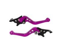RVIFY pompa freno leva Leva del freno a doppio disco regolabile per modifica moto, accessorio per scooter. Freno Leve di Frizione Maniglia(PURPLE)