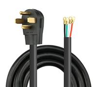 RVMATE - Cavo di alimentazione SRDT a 4 poli da 10 piedi, cavo di alimentazione del dispositivo da 30 amp (NEMA 14-30P a 4 fili), 4 fili con connettori terminali O-ring, prolunga per asciugatrice 100%