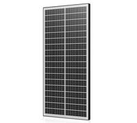 Rvpozwer Pannello solare bifacciale da 18 BB 100 W, tipo N 100 W, pannello solare monocristallino 25,2% ad alta efficienza, modulo PV impermeabile secondo IP68 con connettori MC4 per RV, Tetto