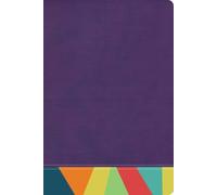 RVR 1960 Biblia de Estudio Arco Iris, morado/multicolor (Rilegato in ecopelle)