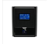 RVT SECURITY - Gruppo Di Continuità Per Casa, TC-2000VA-LCD-1, Apc Ups, Line Interactive Gruppo di Continuità, LCD Con 3 Prese Sciuco, Display Grande E Luminoso, 36,5x14x16,5 cm, 12,6KG