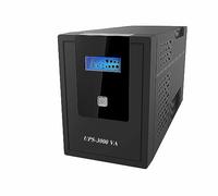 RVT SECURITY - Gruppo Di Continuità Per Casa, UPS 3000VA, joy-U3000VA, Apc Ups, Line Interactive Gruppo di Continuità, LCD 4 prese Sciuco, Display Grande E Luminoso, 39 x 15 x 20 cm, 15KG