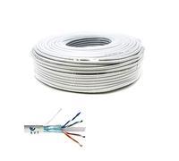 RVT SECURITY MATASSA 50 MT METRI CAVO DI RETE FTP CAT 6 LAN ETHERNET M BOBINA INTERNET ADSL PLUG MODEM ROUTER ACCESS POINT REAPETER