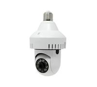 RVT SECURITY - Telecamera di Sicurezza 1080P WiFi, Blink Outdoor, Per Interni, Lampadina Telecamera di Sicurezza Supporto per Telecamera Grandangolare a 360 Gradi Monitoraggio, Visione Notturna