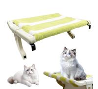 RVUEM Amaca da Comodino per Gatti, Cuscino per Gatti Sospeso con Supporto Robusto, Trespolo Finestra, Accogliente Posto Riposo per Gatti al Chiuso, Regge Fino A 22,7 kg, Facile Installare,1pcs