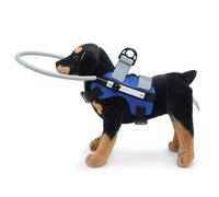 RVUEM Anello Anticollisione per Cani Ciechi, Pratico Anello Anticollisione Leggero E Regolabile, Anello Protettivo per Pettorina per Cani di Piccola E Media Taglia,Blue 2.0,M
