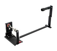 RVUEM Avvolgitore per Canna da Pesca, Mulinello Spincast, Stazione di Avvolgimento per Linee da Pesca, Regolazione di Scarico Precisa, Vite 120mm, per Mulinelli Spinning e Casting,Nero