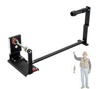 RVUEM Avvolgitore per Canna da Pesca, Mulinello Spincast, Stazione per Mulinelli Spinning, Lunghezza Bobina 120mm, Regolazione dello Sforzo, per Mulinelli Spinning, Casting e Trolling,Nero
