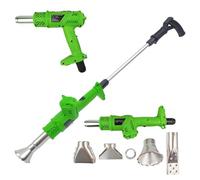 RVUEM Brucia-Elettrico per Erbe 3-in-1-1500W Diserbante da Giardino - Pistola a Calore con Temperatura Regolabile e Ugelli di Ricambio per Diserbo a Fiamma, Scioglimento del Ghiaccio