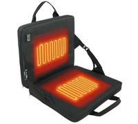 RVUEM Cuscino Sedile Riscaldato, Sedile Stadio Riscaldato, Regolazione Temperatura Tre Livelli, Utilizzo Un Collegamento Alimentazione Mobile Tramite USB, Compatibile con Maggior Parte Sedili,Nero