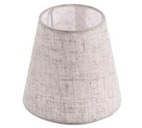 RVUEM Linen Color Cloth Lampshade Barrel Fabric Lampshade Dust Cover Bedside Light Cover Household Lamp Shade Fixture Decorative Lampshade for Chandeliers Floor Light And Table Lamp