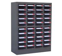 RVUEM Mobiletto Portaoggetti, Contenitore per Utensili, Bulloni E Dadi, con Cassetto in ABS, per Organizzazione Ferramenta, Garage, Officina, Forniture per Ufficio,B,40 Drawers Without Door