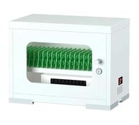 RVUEM Stazione di Ricarica Hotel per Telefoni, Armadietto di Ricarica Pubblica, Cabinet di Accumulo Cellulari con 10/20/30/40/50/60 Porte USB, per Aeroporto, Palestra, Aula, Ufficio,Mobile,20 Slot