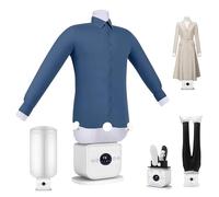 RVUEM Stiratrice Automatica, Aggiornamento 2026 a Tipo Tattile Umanoide Stiratrice Automatica 3.0, Macchina per Asciugare/Stirare 360° Senza Punti Ciechi, Utilizzo a Un Clic per la Casa,Bianca