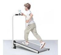 RVUEM Tapis Roulant Pieghevole per Bambini, Macchina da Camminare Portatile, Tapis Roulant per Allenamento Autopropulsato con Display LED e Maniglione, per Casa e Spazi Piccoli, 3-15 Anni,Grigio