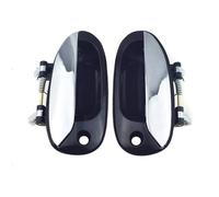 RVVJFHMSH 1/2 / 4 pezzi Maniglia esterna cromata for portiera auto compatibile con Kia Carens 2003 2004 2005 2006 anteriore/posteriore lato guida sinistro o lato passeggero destro(2 Pcs Front LH RH)