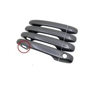 RVVJFHMSH Copertura for maniglia portiera auto in fibra di carbonio compatibile con Toyota Sienna XL30 30 2010 2011 2012 2013 2014 2015 2016 2017 2018 2019 Accessori(Keyless entry)