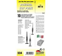 RW 18 sacchetti per scopa elettrica confezione da 10 sacchi carta