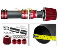 Rw Rosso RAM Aria Aspirazione Kit + Filtro Per 94-96 F150 BRONCO W/ Maf 5.0L