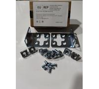 RW RoutersWholesale Kit di montaggio largo da 17,3" compatibile/sostituzione per HP ProCurve/Aruba/OfficeConnect/HPE HP-4S (5064-2085) (5069-6535)"