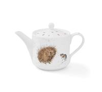 RW WN4090-XT Royal Worcester Wrendale Designs China One Pint Tea Pot - Riccio e topo, in ceramica