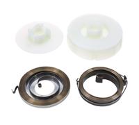 RWAJZAX 4 seghe a catena per rinculo Starter Pulley Spring Kit Fit Chainsaw 4500 5200 5800 45cc 52cc 58cc Home Garden Tools facile accesso per muro a secco