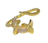 RWAJZAX Anelli aperti alla moda con involucro di serpente e luna si distinguono attraverso eleganti decorazioni di design per un look inconfondibile. Abiti alla moda. Elegante fascia aperta, come