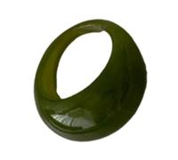 RWAJZAX Anelli Statement Moderni In Resina Nastro Curvo Liscio Vestibilità Confortevole Gioielli Dito Adatto Per Vestiti Casual E Formali. Anelli Colorati In Resina, come descritto