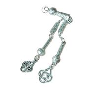 RWAJZAX Connettore per collana placcato in argento anticato, spazzolini in metallo, accessori per ciondoli fatti a mano, accessori per gioielli vintage fatti a mano, Taglia unica, come descritto