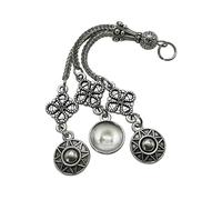 RWAJZAX Connettore per collana placcato in argento anticato, spazzolini in metallo, accessori per ciondoli fatti a mano, accessori per gioielli vintage fatti a mano, Taglia unica, come descritto