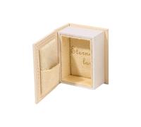 RWAJZAX Design unico: modello di libro gioielli scatola accessori per collezionisti e donatori regalo con chiusura magnetica custodia a libro, Taglia unica, come descritto