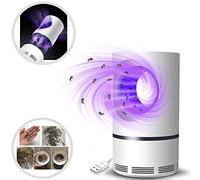 RWANG Lampada Antizanzare con Luce UV, Zanzara Assassino USB Luce Fotocatalitica Mosquito Killer Lamp Mosquito Trap Sicura Risparmio Energetico Nessun Rumore Zanzara Killer per Casa Giardino Interno