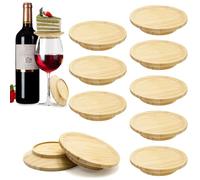 Rwbimti 10 bicchieri da vino in legno, per dolci, bevande, cene di famiglia, accessori per feste
