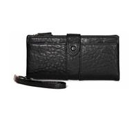 RWCCCRW Borse Portafogli da donna Fermasoldi in pelle Borse da sera Portamonete Astucci Custodie per biglietti da visita (Size : Black)