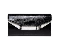 RWCCCRW Borse Portafogli da donna Porta biglietti da visita Borse a tracolla Portafogli in vera pelle Fermasoldi Borse da sera in pelle di vacchetta (Size : White)