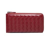 RWCCCRW Borse Portafogli da donna Vera Pelle Lunghi Fermasoldi Porta biglietti da visita Portamonete Astucci (Size : Red)